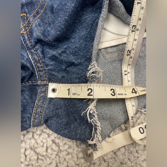 Levi's Size 26 Super Mario It's A Me 501 Denim Jean Cut Off Shorts NWOT - Picture 16 of 16